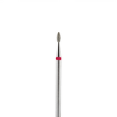 Fresa/Broca de diamante, forma de oliva roja 1.6